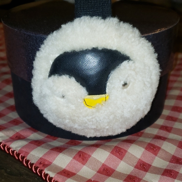 New Coach Penguin Shearling Leather Ear Muffs - Picture 1 of 12